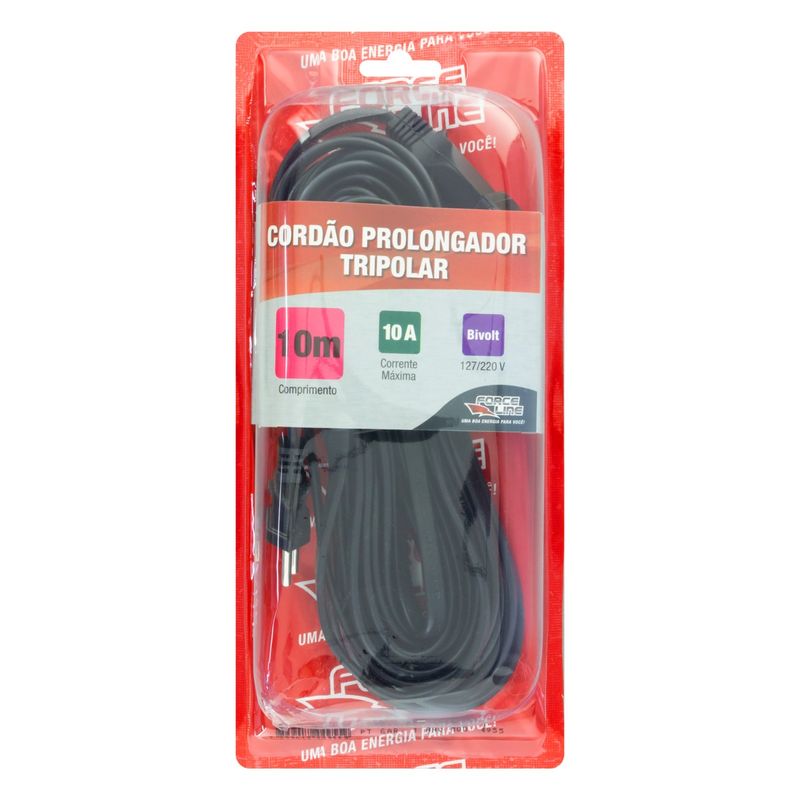 CordaoProlongadorTripolarForceLine10m10A-39240