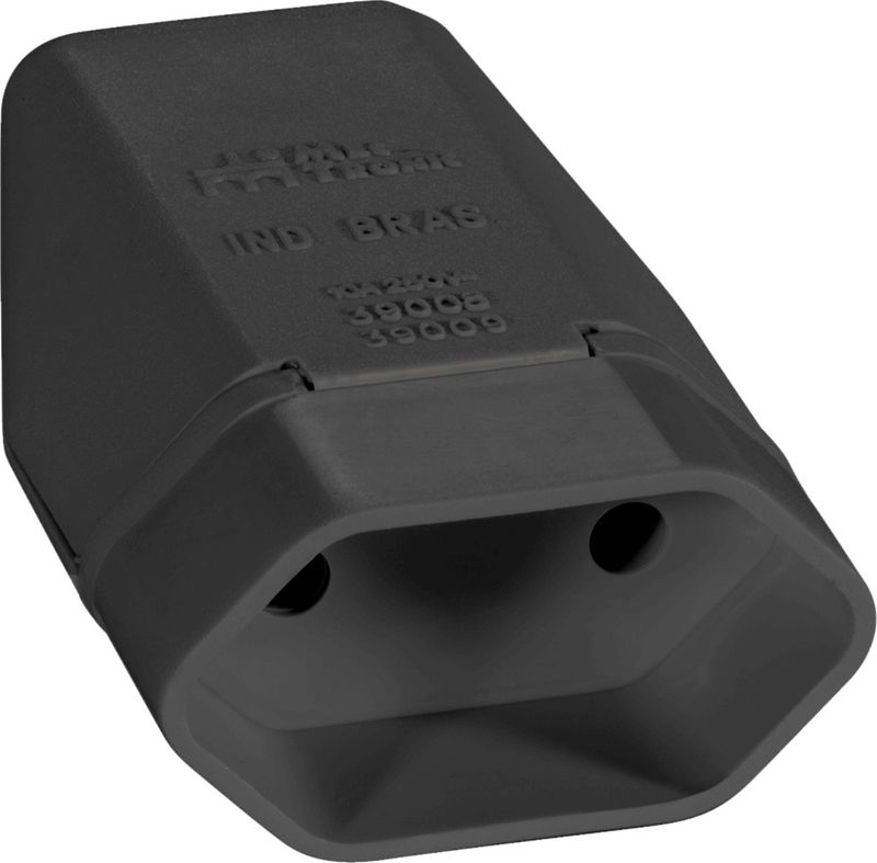 ProlongadorFemeaPretoMec-Tronic2pinos10A-132345