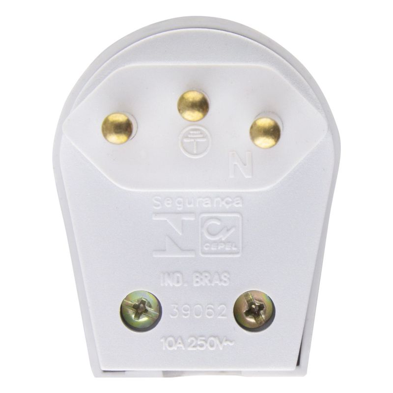 PlugueForteCinzaMec-Tronic10A-40299