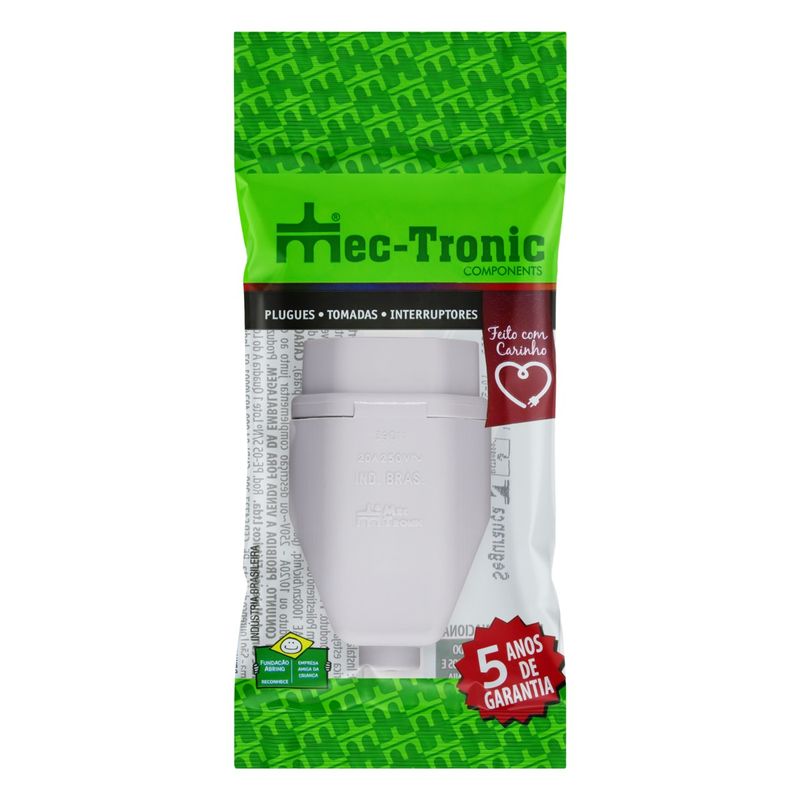 ProlongadorFemeaCinzaMec-Tronic2pinos+Terra20A-40324