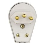 PlugueMachoTriangularTramontina2pinos+Terra20A-41765