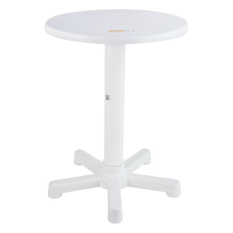 MesaPlasticaBrancaRedondaTramontinaCapri-44597