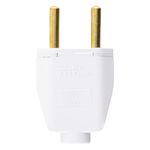 PlugueRetangularCinzaMec-Tronic2pinos20A-45025