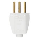 PlugueRetangularCinzaMec-Tronic2pinos+Terra20A-45031