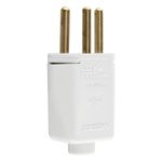 PlugueRetangularCinzaMec-Tronic2pinos+Terra20A-45032