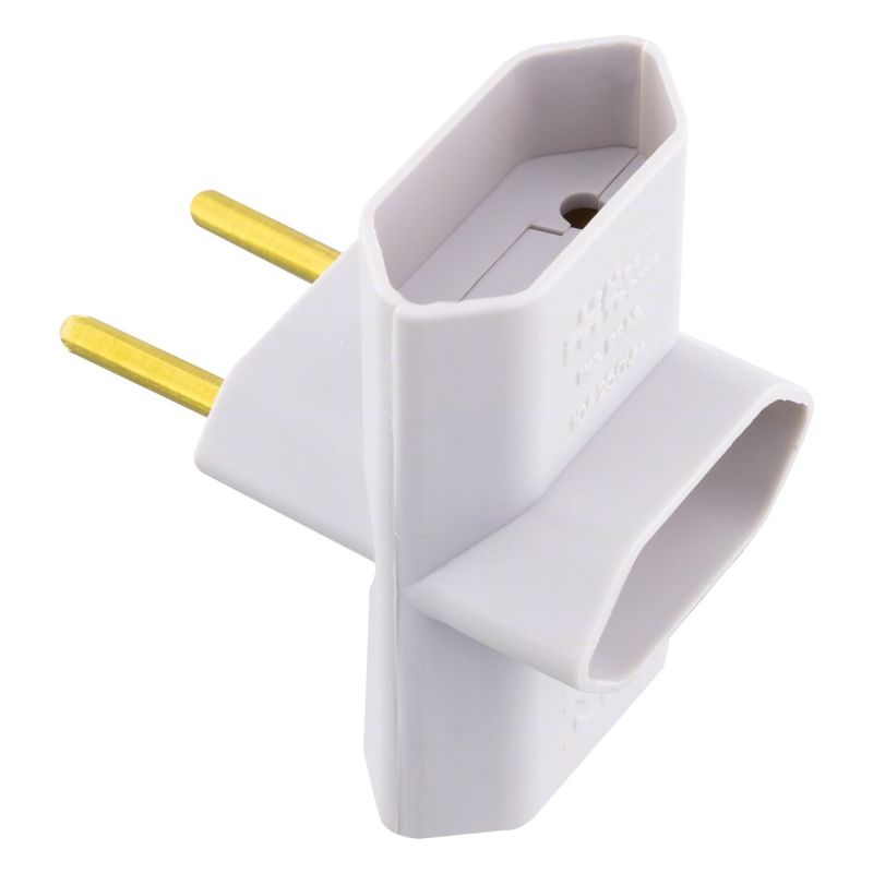Plugue3SaidasCinzaMec-Tronic2pinos10A-45073