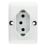 TomadadeSobrepor2Pinos+TerraMec-TronicCinza10A-46968