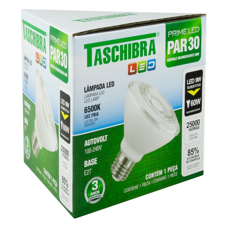 LampadaLedPar30Taschibra6500W9W-50317