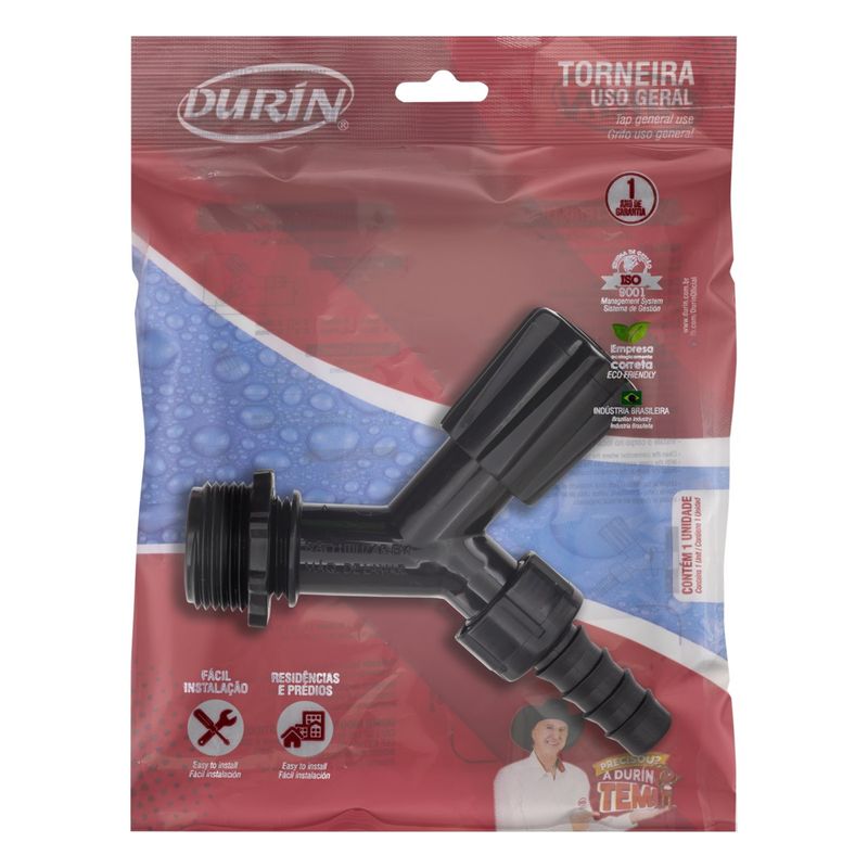 TorneiradeJardimDurinPreta3/4``-52065