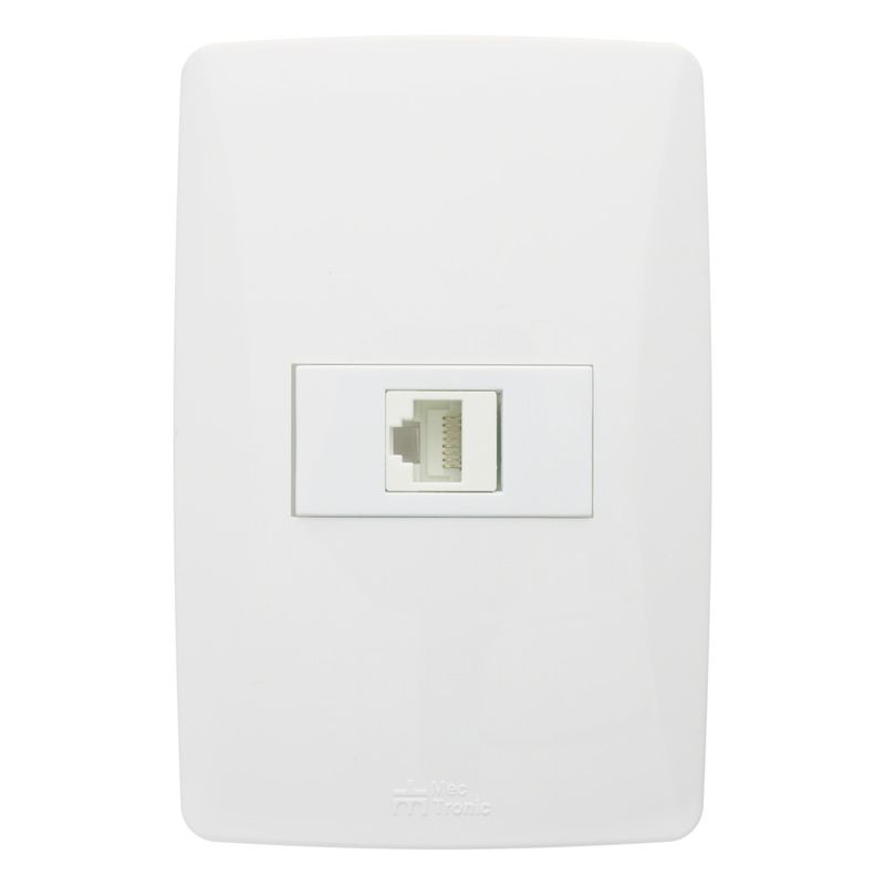 TomadaRJ45BrancaMec-TronicPetra-52101