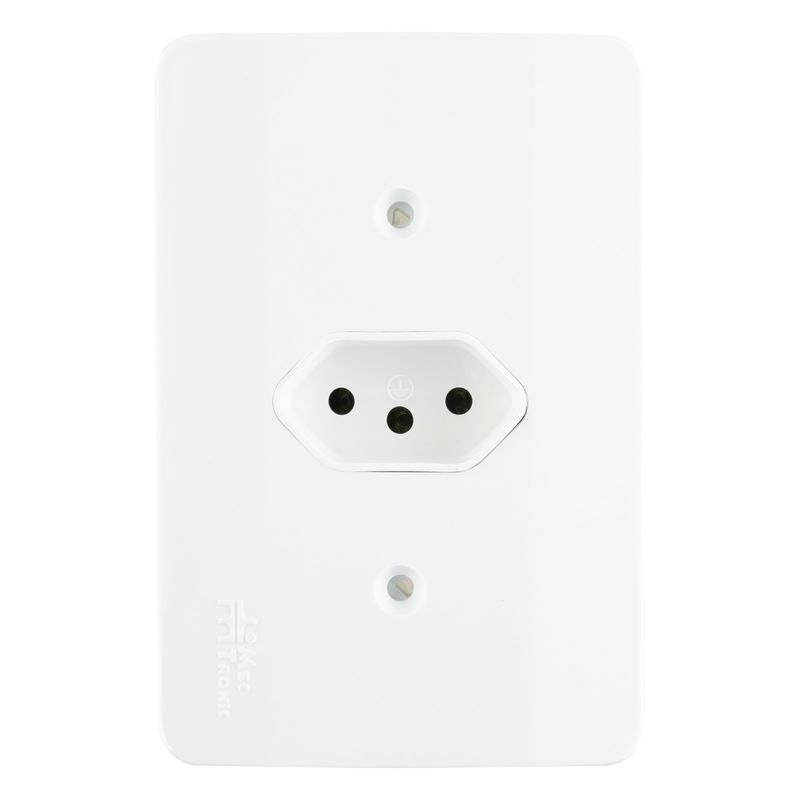 TomadaHorizontal2Pinos+TerraMec-TronicMillenium10A-52113