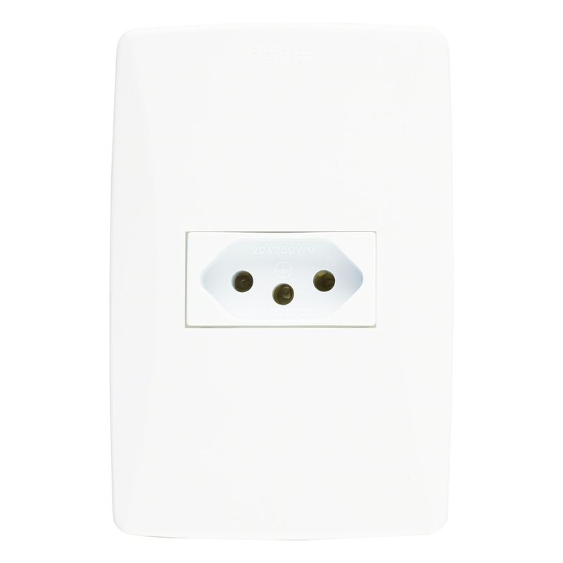 TomadaHorizontal2Pinos+TerraMec-TronicPetra20A-52137