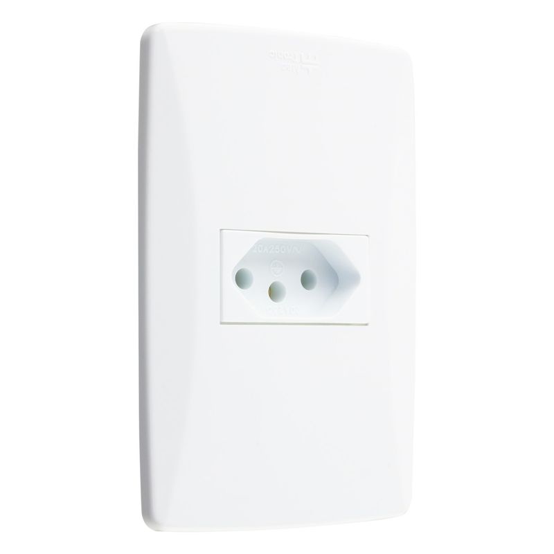 TomadaHorizontal2Pinos+TerraMec-TronicPetra20A-52138