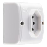 TomadadeSobrepor2Pinos+TerraMec-TronicCinza20A-52196