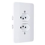 TomadaDupla2pinos+Terra20AMec-TronicMillenium-52277