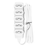 ExtensaoTripolar5TomadasBrancaForceLine5m10A-53840