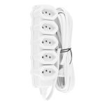 ExtensaoTripolar5TomadasBrancaForceLine5m10A-53844