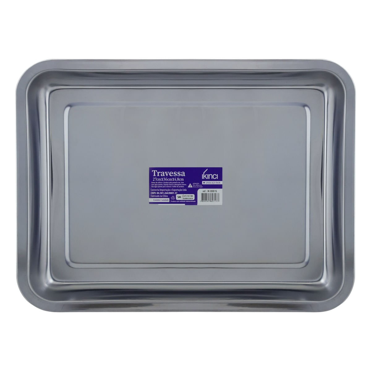 TravessaRetangularemInoxIkinci27cmx36cm-55709