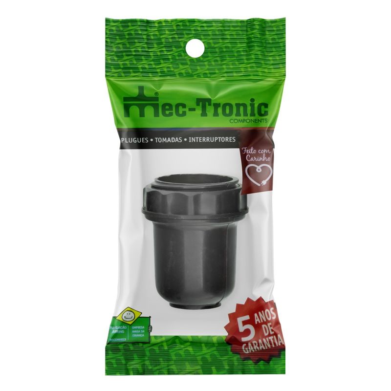 SoqueteparaAbajurPretoMec-TronicE27250V-59348