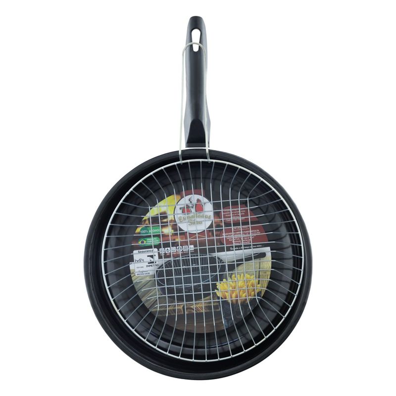 FrigideiraEsmaltadaPretacomCestoEsmaltadosSilva26cm-60755