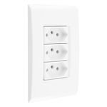 TomadaTripla2pinos+Terra10ATramontinaLiz-28377