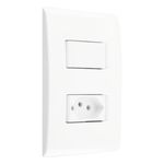 Interruptor1TeclaSimples+1Tomada2pinos+TerraTramontinaLiz-34019