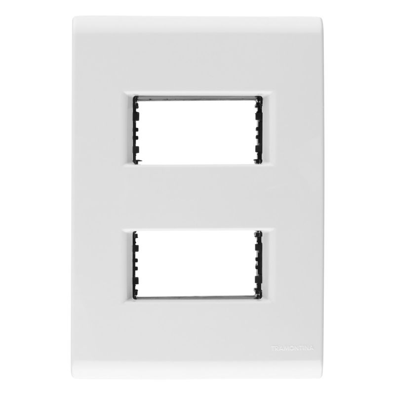 PlacaBrancacom2PostosAfastadosTramontinaLiz4x2``-61255