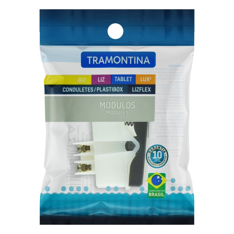 ModuloPulsadordeCampainhaLizTramontina250V-61310