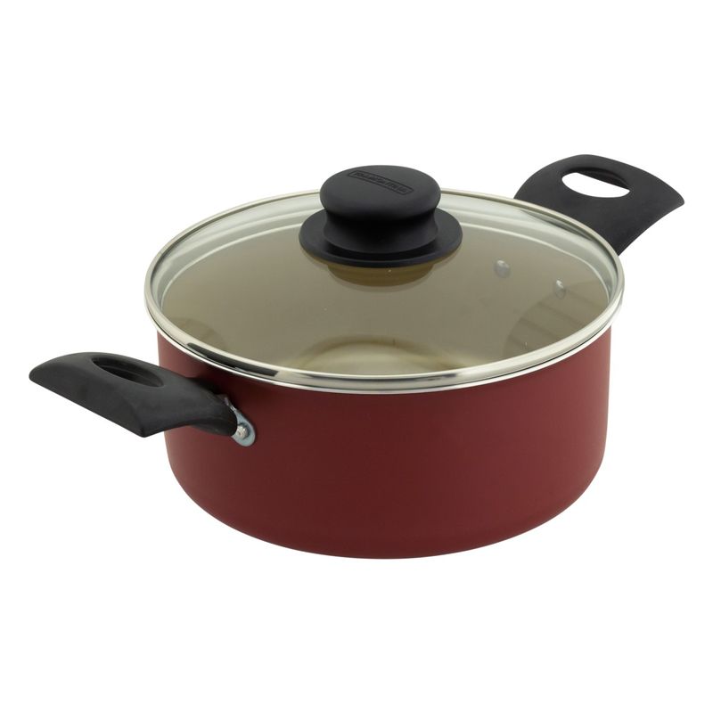 CacarolaemAluminioAntiaderenteVermelhaTramontinaTurim2l-61576