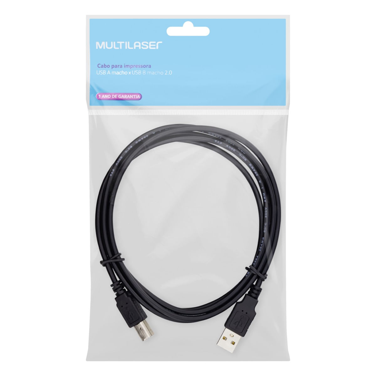 CaboUsbparaImpressoraMultilaser18m-69223