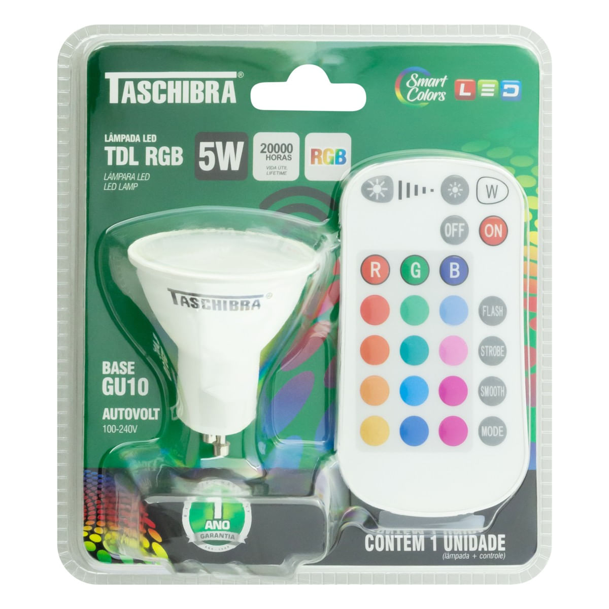 LampadaLedTDLRGBSmartColorsTaschibra5W-70374