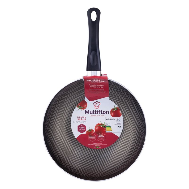 FrigideiraWokemAluminioAntiaderentecomTampadeVidroMultiflonGourmet-71157