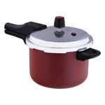 PaneladePressaoemAluminioAntiaderenteVermelhaMultiflonQuartzo45l-71596