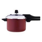 PaneladePressaoemAluminioAntiaderenteVermelhaMultiflonQuartzo45l-71600