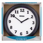 RelogiodeParedeRedondoAmbienteQuartzPreto24cmRelogiodeParedeRedondoAmbienteQuartzPreto-72342