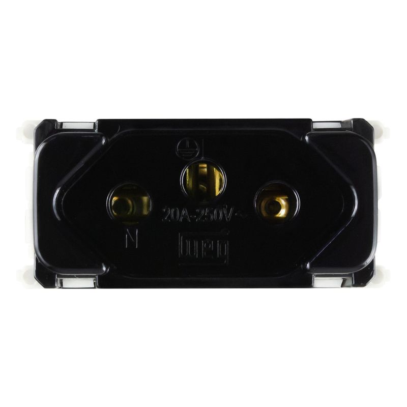 ModuloTomada2Pinos+TerraPretaWegCompose20A-73964