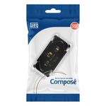 ModuloTomada2Pinos+TerraPretaWegCompose20A-73959