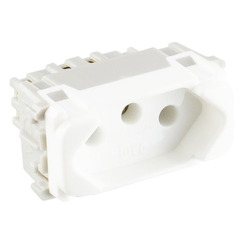 ModuloTomada2Pinos+TerraBrancaWegCompose20A-74953