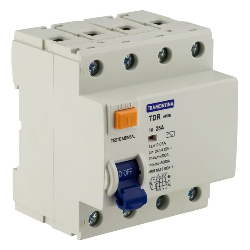 DisjuntorTetrapolarDiferencialResidualTramontina25A-76329