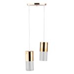 PendentedeVidroFirst1/2CobreBronzearteLlum2xE27-82175