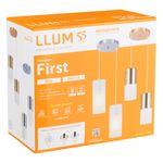 PendentedeVidroFirst1/2CobreBronzearteLlum2xE27-82179