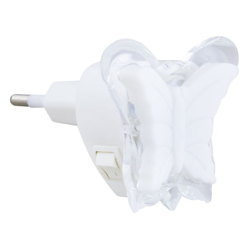 LuminariaLedNoturnaBorboletaBronzearteLlum03WLuzColorida220V-82226