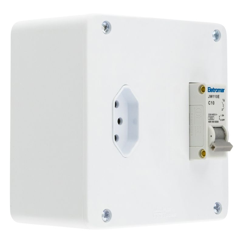 CaixadeProtecaocomTomada10AeDisjuntor10AMec-Tronic-86753