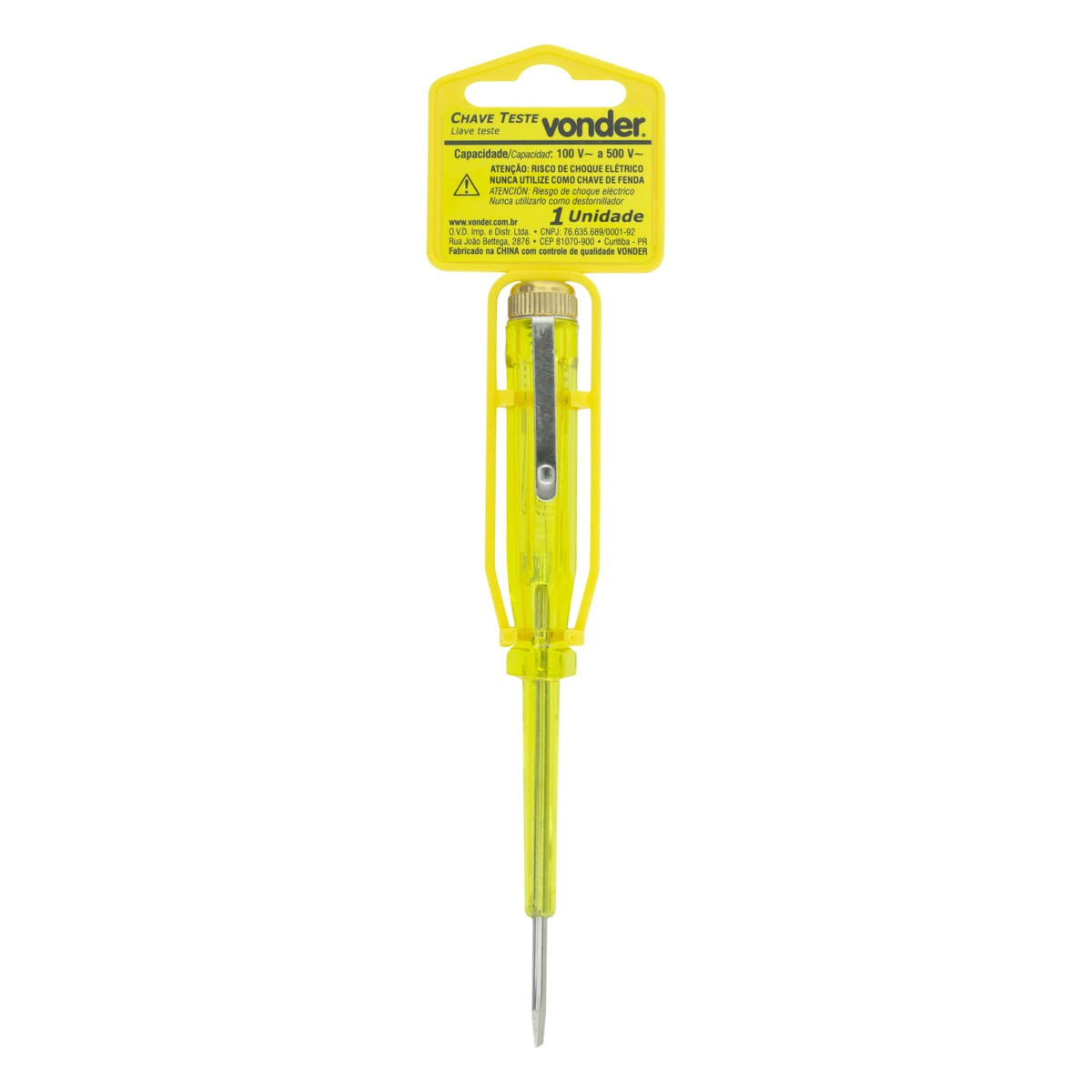 ChaveTesteVonder100V/500V-27010