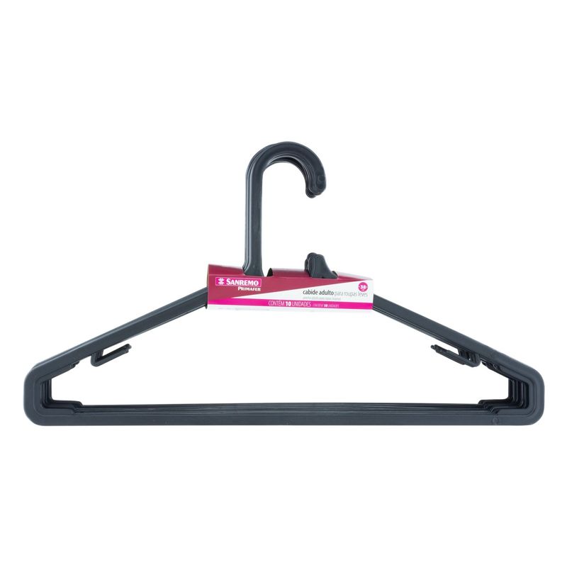 CabidePlasticoPretoSanremo10unidades-29033