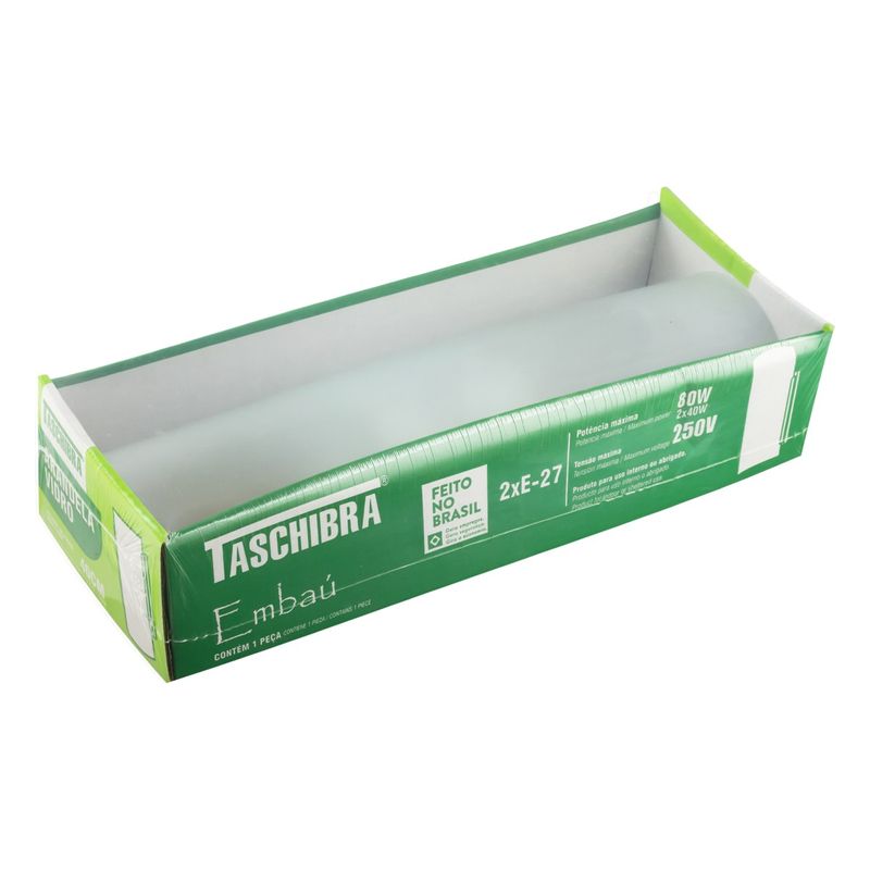 ArandeladeVidroEmbauBrancaTaschibra80W40cm-30362