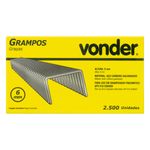 GrampodeAcoCarbonoGalvanizadoVonder6mm2500unidades-35077