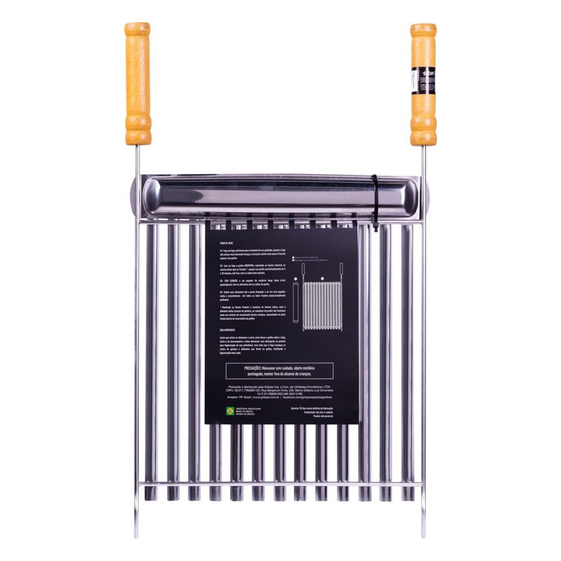 GrelhaArgentinaemInoxGrilazer40cmx40cm-57647