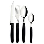 FaqueiroemInoxCaboPretoTramontinaIpanema24pecas-141598