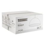 PendentedeAluminioTD821FVermelhoTaschibra1xE27-64078